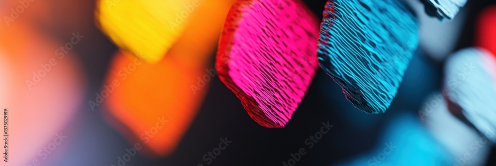 Fototapete vibrant digital texture revolution macro abstract color dynamics revealing cutting-edge design trend