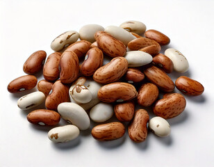 Beans on a white background 