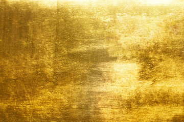 Gold abstract background or texture and gradients shadow horizontal shape