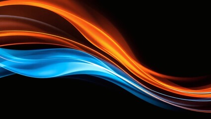 Vibrant Abstract Colorful Wave Background
