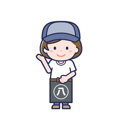 Fototapeta premium 八百屋／女性 18