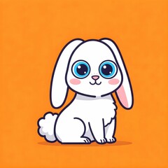 Obraz premium Rabbit vector illustration