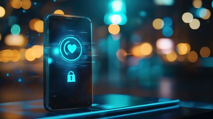 A smartphone with a glowing notification bell symbolizing the importance of social media updates.