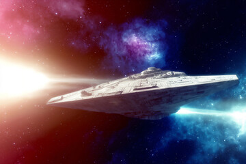 Fototapeta premium intergalactic travel