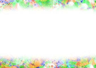 cadre abstrait simple dessiné à la main