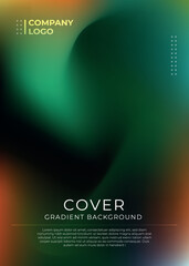 Obraz premium Soft Gradient cover Background – Abstract Modern Backdrop template for cover brochure annual report magazine