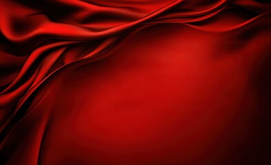 Obraz premium Luxurious Red Silk Drape Background