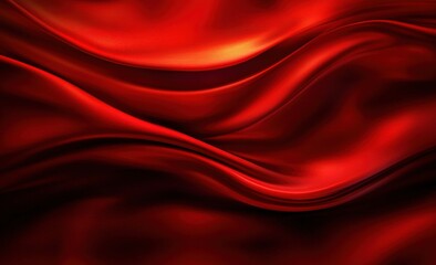 Obraz premium Abstract Red Silk Flowing
