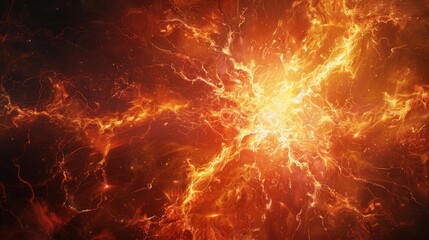 Obraz premium Radiation Glow: A glowing or radiating aura around an object, often used to signify power or danger in supernatural or scientific settings, hinting at its energy or force. 