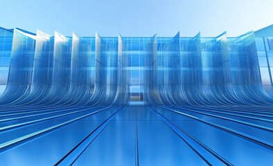 Fototapeta premium Modern Glass Architecture Design