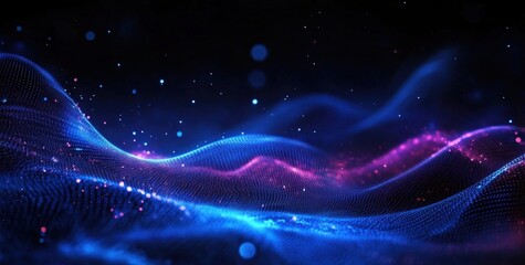 Fototapeta premium Abstract Digital Waveform Design