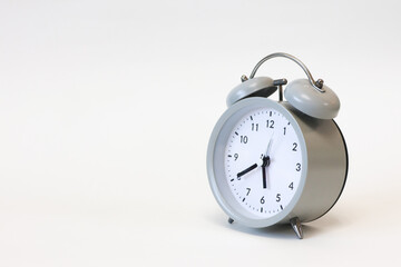 Clock isolated on white background