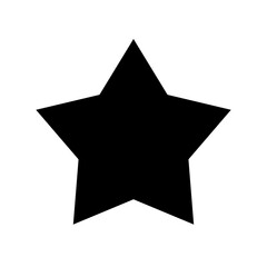 Obraz premium Illustration of a simple star, vector material.