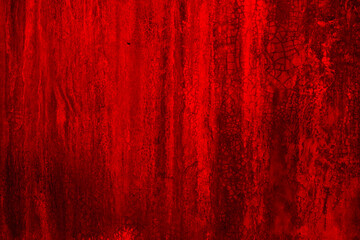 Grunge red abstract distress background or texture, horizontal shape for Christmas day and...