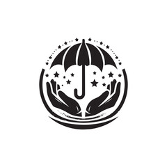 Insurance Company icon vector symbol design art illustration.