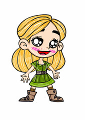 Fairy tale cartoon characters 