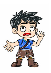 Fairy tale cartoon characters 