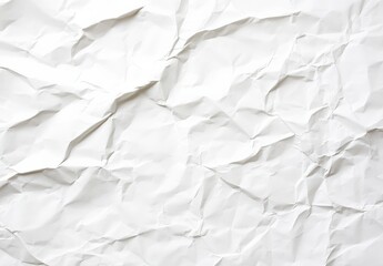 Obraz premium Wrinkled White Paper Texture Background
