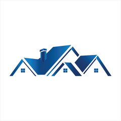 blue premium real estate logo