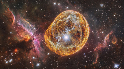  planetary nebula with white dwarf