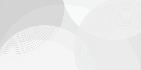Modern Geometric Abstract in white and grey. Modern and Creative Trend Design in eps10 vector illustration.