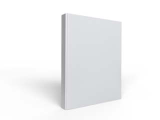 Empty Magazine or Book mockup design isolated on background. Template cover for presentation a publisher, notebook, catalogs, brochures, magazines, diary, journal, booklet, portfolio or publication