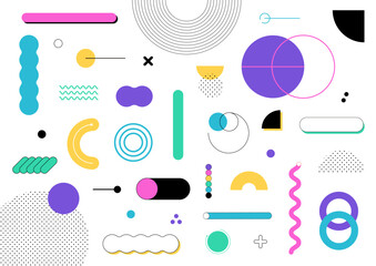 幾何学 グラフィック カラフル 背景素材