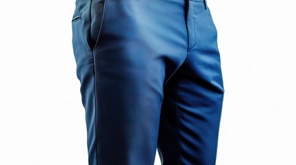 Stylish Men's Pants Isolated on White Background Perfect for Showcase