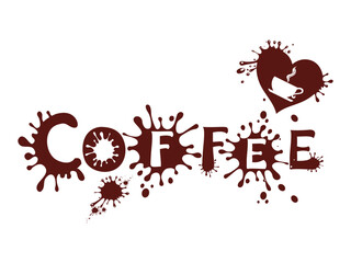 Coffee. Vector illustration. restaurant menu. 