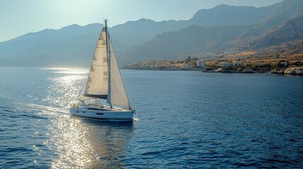 Sailing Serenity: Yacht Cruise in the Aegean Sea