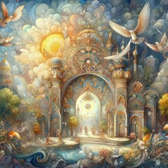 Obraz premium friendly version of Nastaʿlīq