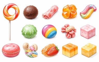 Candy Chocolate Snack Background Image, Anniversary, Party, Food, Dessert Cooking Texture Banner Advertising Poster
