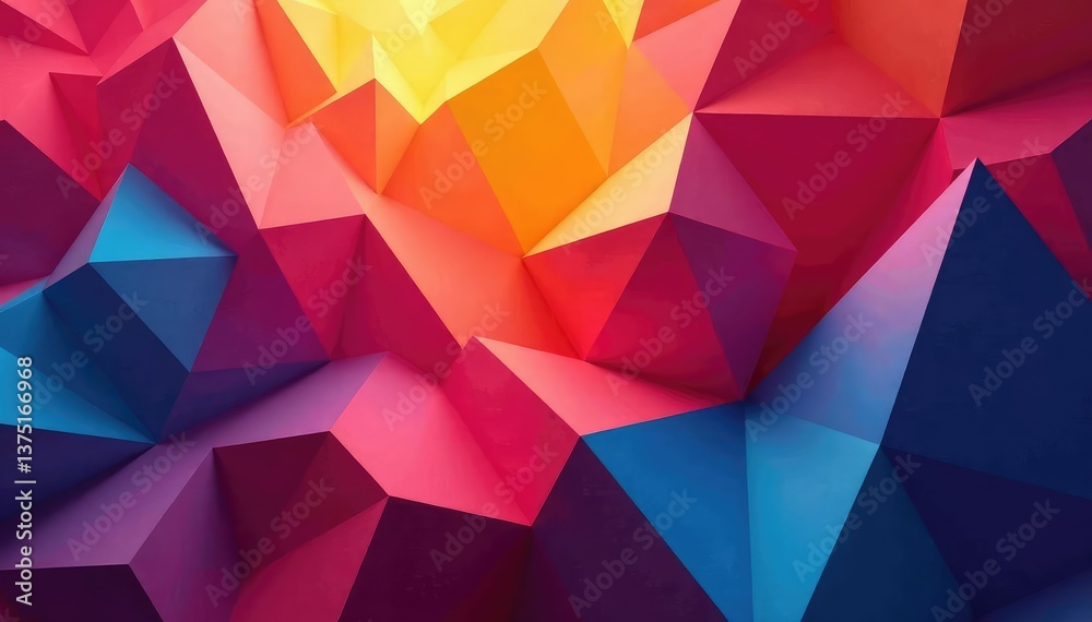 Canvas Prints abstract geometric shapes forming a complex design , repeat, style