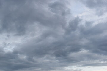 blue sky and white cloud background, cloudy in rainny season