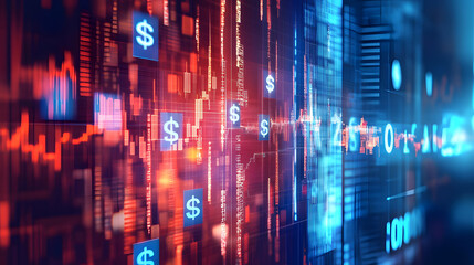business finance currency crypto technology chart candlestick graph analysis investment trade stock market and exchange growth opportunities