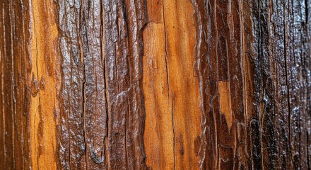 Obraz premium A Polished Yet Rugged Background Featuring Prominent Ridges and Glossy Highlights, Enhancing the Natural Texture