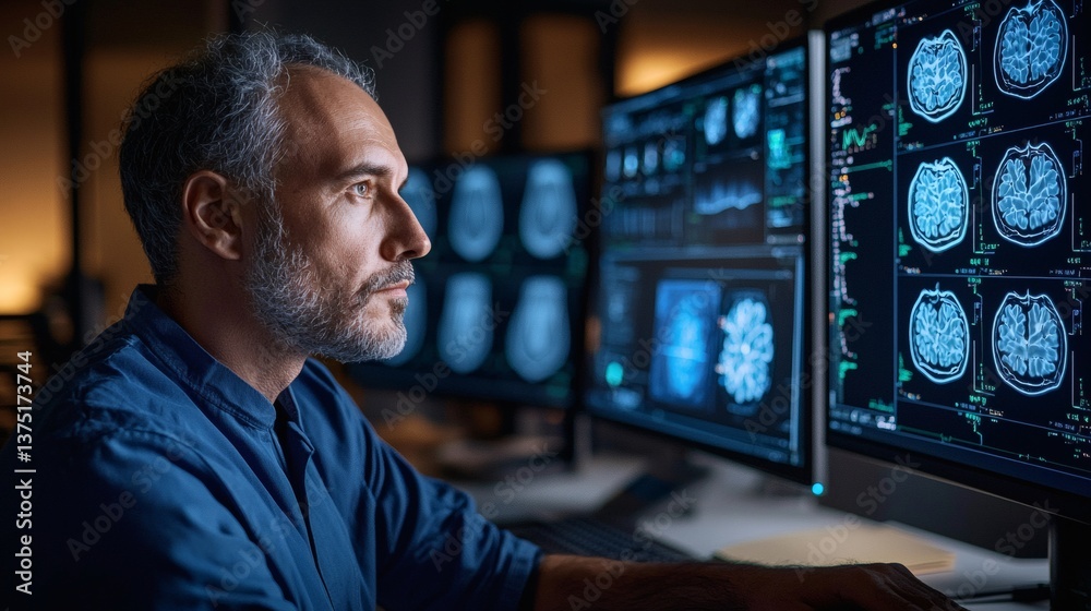 Poster high resolution ai scans detecting microscopic cancerous growths at an early stage next gen medical 