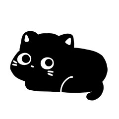 vector illustration of a cartoon hippopotamus