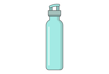 Simple Water Bottle Illustration