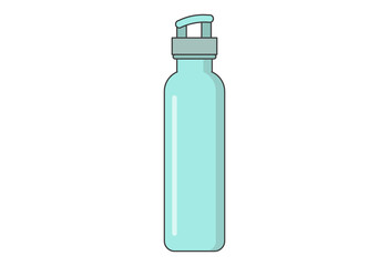 Simple Water Bottle Illustration