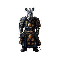Zebra Samurai A Fusion of African Wildlife and Japanese Warrior Culture
