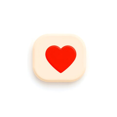 Obraz premium heart shaped red heart