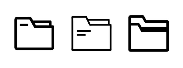 Folder Icons Simple, Clean Designs