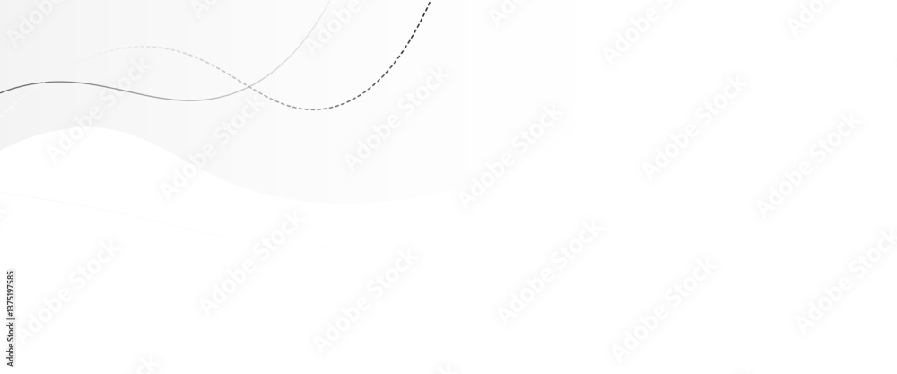 Poster vector minimal geometric white light banner background abstract design.
