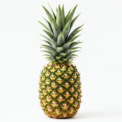 Pineapple isolated on a white background. 3d illustration.