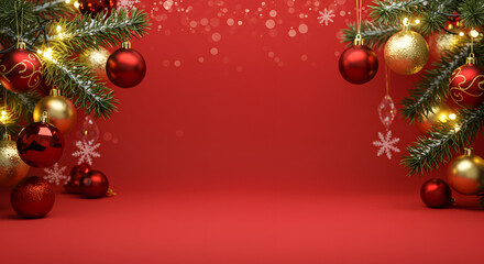 Christmas Red Background