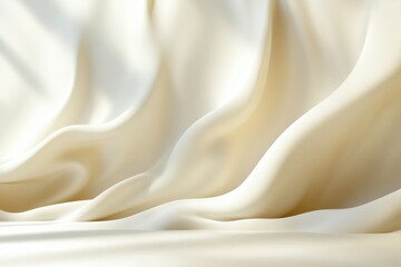 Obraz premium Elegant Drape: Capture the flowing, luxurious essence of silk and movement through light and shadow. The composition celebrates the grace of textile, texture, and abstract design. 