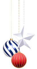 3D素材_クリスマスオーナメント