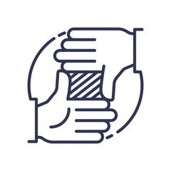 Hands forming a frame symbolize focus and perspective.