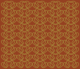 ornament batik concept  background brown color